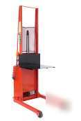 WescoÂ® 92''h platform powered stacker 24'' x 24''