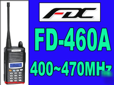 Fdc fd-460A radio uhf 400 - 470MHZ with earpiece FD460A