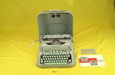 1961 hermes 3000 restored vintage portable typewriter