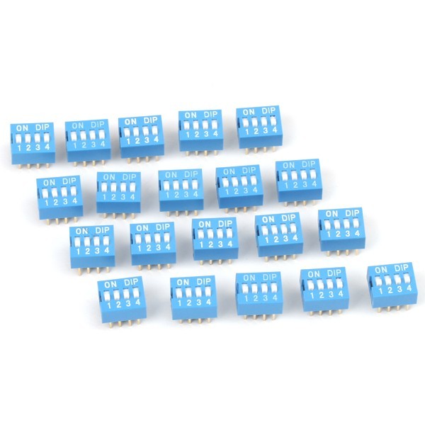 20X dip switches 4-position 11.33 * 6.46 mm 0.1