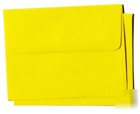 25 4X6 A6 a-6 sun yellow square-flap envelopes 