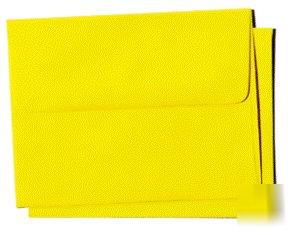 25 4X6 A6 a-6 sun yellow square-flap envelopes 