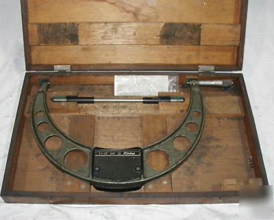 Mitutoyo 11-12 inch micrometer. with case & standard