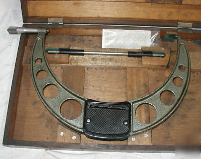 Mitutoyo 11-12 inch micrometer. with case & standard