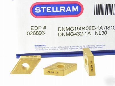 New 100 stellram dnmg 432A-1A NL30 carbide insert N128S