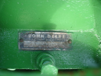 Clean, john deere sickle bar cutter