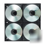 Fellowes 25PK cd binder sheets 8 capacity 95321