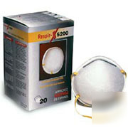 20 dust masks N95 particulate respirator 5200 