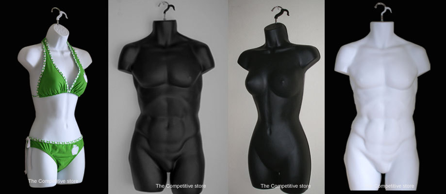 4 female male dress mannequin form set manikin manequin