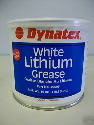 Dynatex white lithium grease 16OZ tub