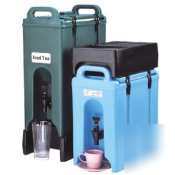 Cambro navy blue insulated beverage container