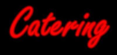 Catering genuine neon business sign / open 