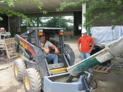 Concrete bucket / hopper / skid steer / bobcat etc