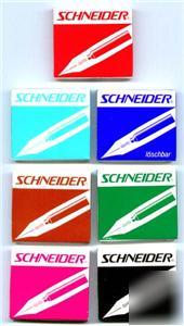Schneider ink cartridges - 7 packages
