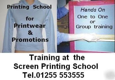 T-shirt & screen printing business package