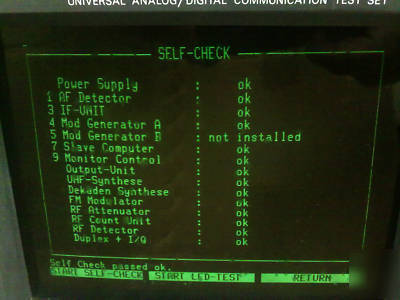 Wavetek 4032 stabilock communication analyzer test set