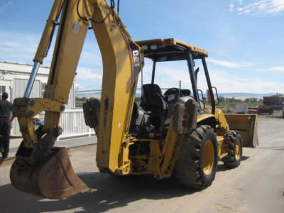 2003 cat 430D backhoe loader 4X4 4N1 ext hoe no 