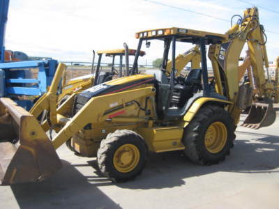 2003 cat 430D backhoe loader 4X4 4N1 ext hoe no 