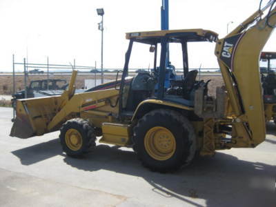 2003 cat 430D backhoe loader 4X4 4N1 ext hoe no 