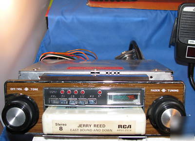 Cobra 55XLR cb 55 xlr radio am/fm 8 track very rare