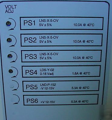 Lambda electronics inc. power supply(volt adj to 5 p/s)