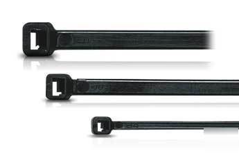 New radio shack 278-1656 black assorted uv cable ties