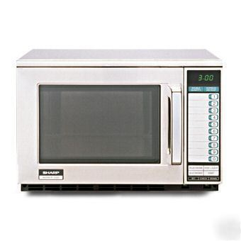 New sharp commercial microwave oven model r-23-gt 