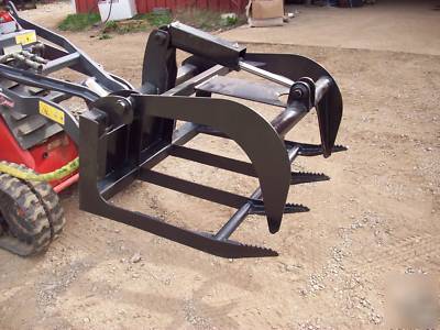 40'' mini grapple bobcat,toro dingo,thomas,ramrod,finn