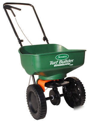 Mini broadcast spreader rock salt seed fertilizer wh