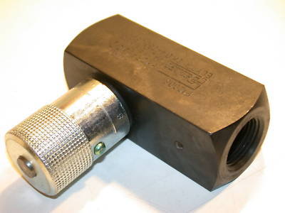 New 24 parker hydraulic inline flow needle valve F1200S