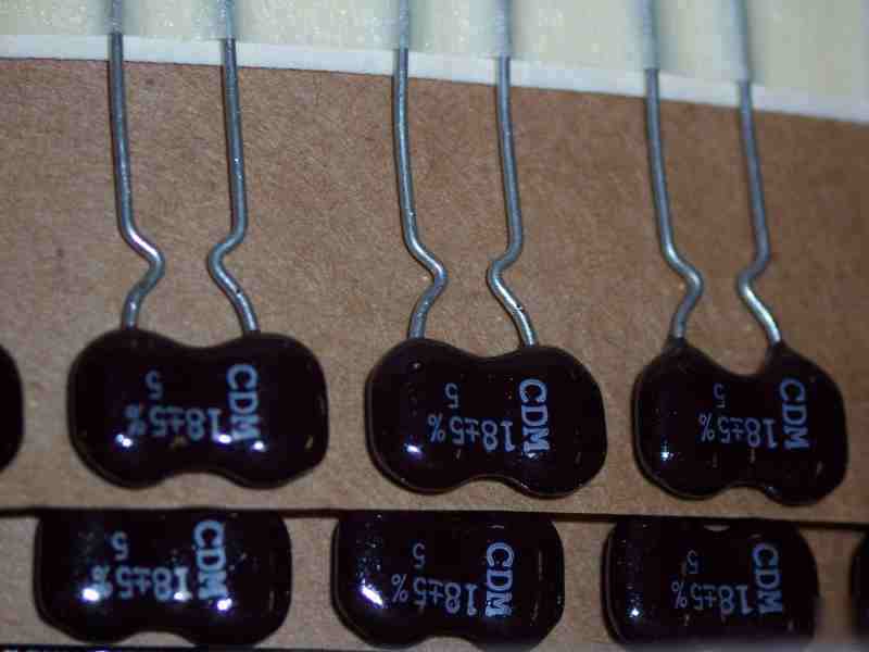 4000 30PF 500V 5% mica capacitor tape reel cornell