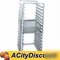 Channel aluminum insert sheet pan rack holds 16 pans