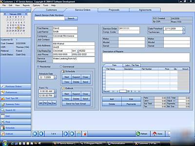 Service dispatch software - hvac-r plumbing & appliance