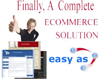 Web builder with online store - shopping cart website