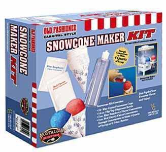 Snow cone maker fun kit supplies for icee / sno machine
