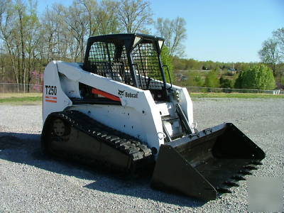 2004 bobcat T250 track skid steer loader kubota diesel