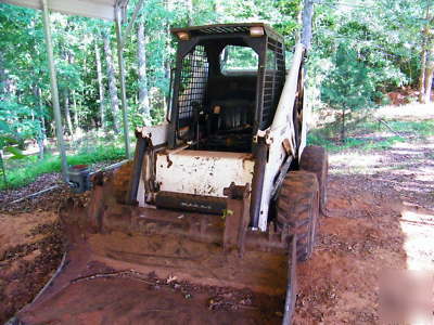 94 bobcat skid steer 873 diesel forks and bucket