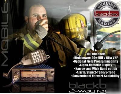 Blackbox mobile uhf 50W 100CH 400-470 ham police fire