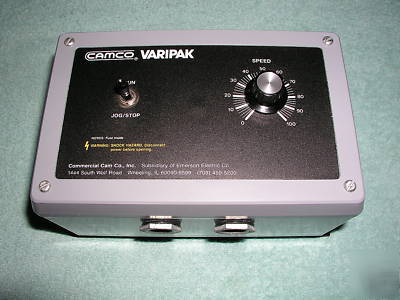 Emerson camco varipak 600188 variable speed dc drive