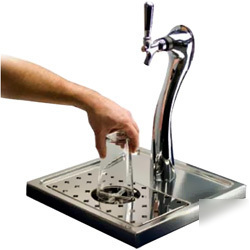Glass rinser tray - 51 inch - drip - draft beer 