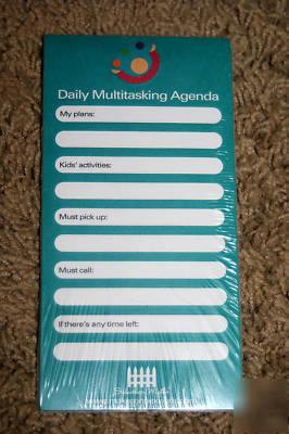 New daily multitasking agenda notepad list 50 sheets 