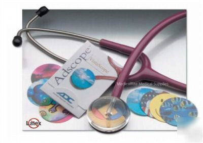 New lightweight acrylic chestpeice stethoscope adc 655 