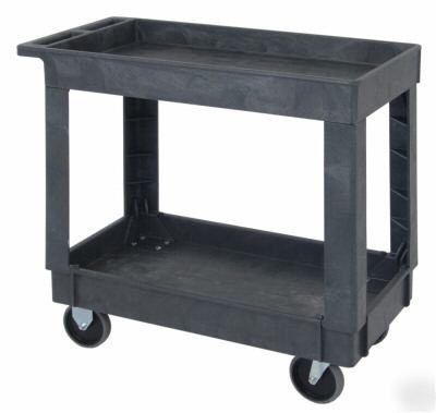 Plastic utility cart industrial strength 550LB capacity