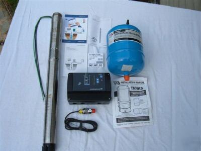 1.5HP 22GPM grundfos submersible deep well pump system