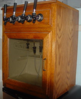 4 bottle wine dispenser preservation unit