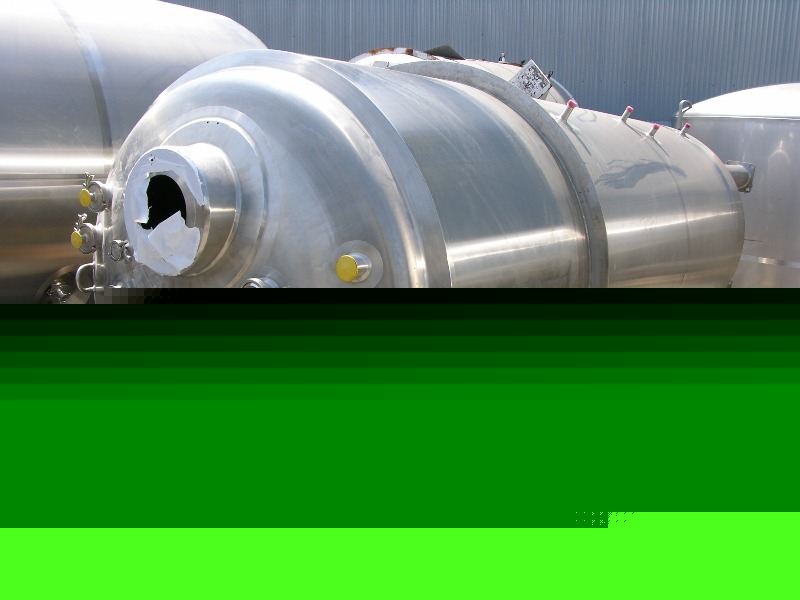 5000 liter feldmeier reactor, 316L s/s, 50/100#...