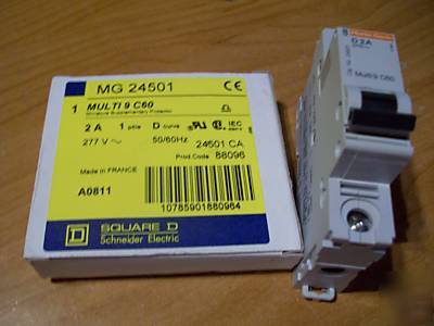MG24501 sq'd 2AMP 1-pole 277V circuit breaker