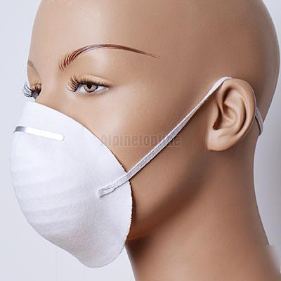 New 50X healthcare respirator face surgical mask -white