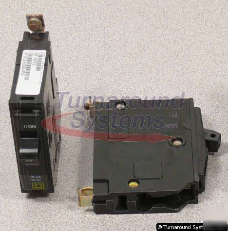 New square d QOB120 circuit breakers, lots of 10, 