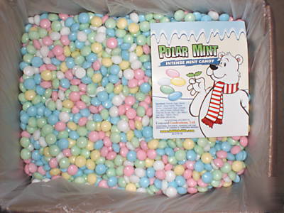 Polarmints pastel colors bulk vending 3000PCS 10 pounds